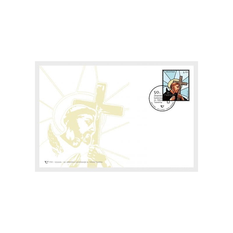 Chorwacja 2020, Święty Nikola Tavelić. FDC