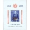 Monako 1999, Książę Rainier III. Blok. Cz. SŁANIA **