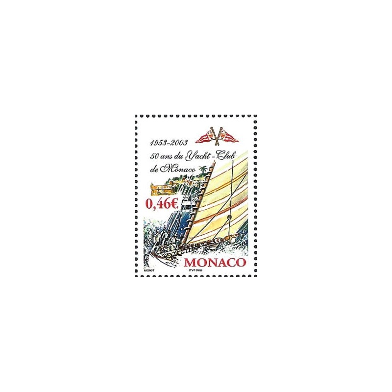 Monako 2003, Jacht, yachtclub, statek, 50 lat **