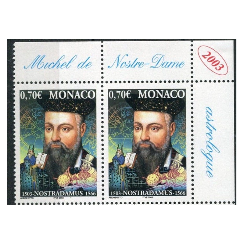 Monako 2003, Nostradamus, astrologia, przepowiednie. Margines **