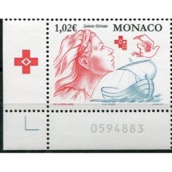 Monako 2003, Święta Dewota, statek, Czerwony Krzyż. Margines **