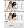 Monako 2004, Pies, wystawa psów: spaniel. Margines **