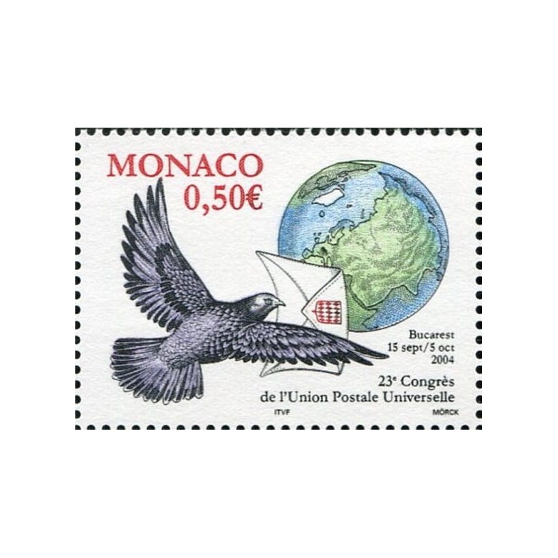 Monako 2004, UPU, kongres, poczta, gołąb **
