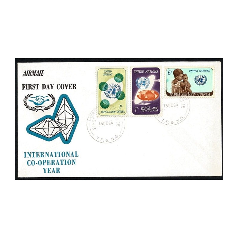 Papua Nowa Gwinea 1965, ONZ. FDC