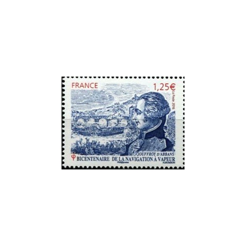 Francja 2016, Statek parowy, 200 lat, most **