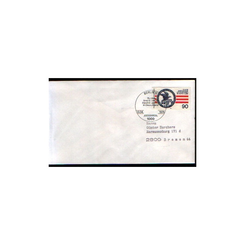 Niemcy 1978, Izba handlowa USA. FDC
