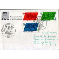 Niemcy 1980, Sport: piłka nożna, konie, biegi zimowe. FDC