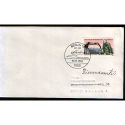 Niemcy 1984, A. Brehm, zoologia, ptak bocian. FDC