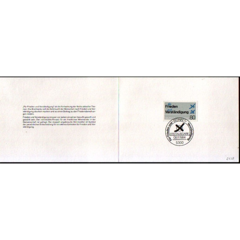 Niemcy 1984, Pokój. Karnet