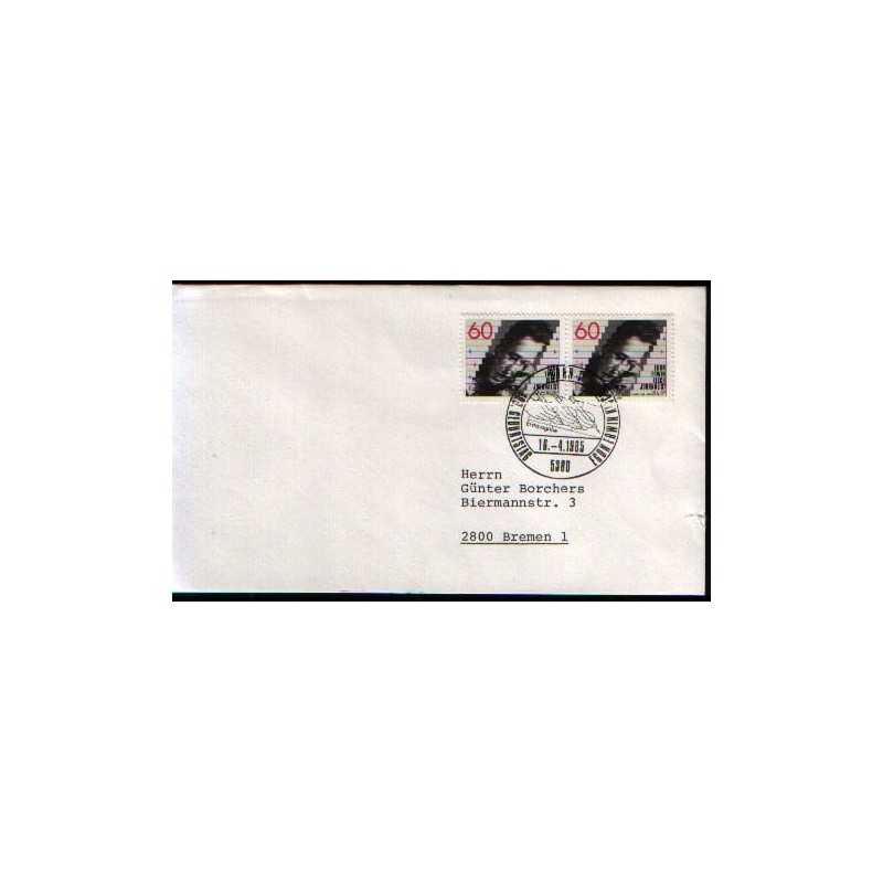 Niemcy 1985, E. E. Kish, dziennikarz. FDC