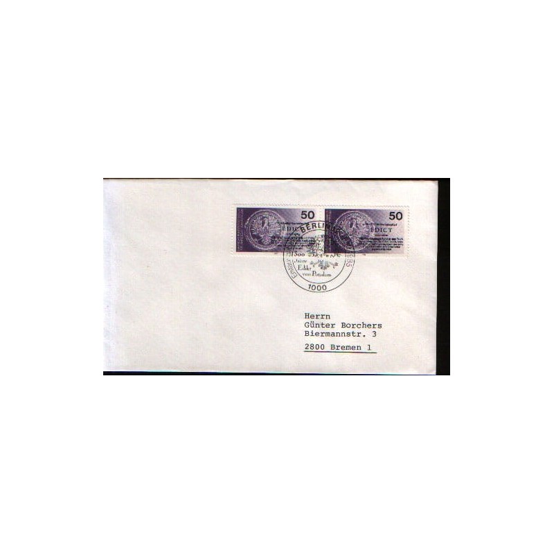 Niemcy 1985, Edykt poczdamski, reformacja. FDC