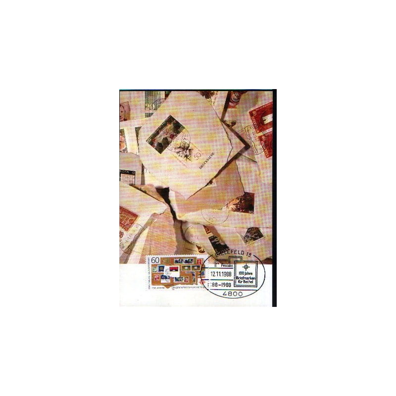Niemcy 1988, Katolicka organizacja Bethel, filatelistyka. Karta maksimum