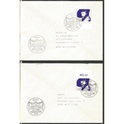 Niemcy 1990, Teatr, K. Dorsch. FDC Berlin i Bonn