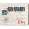 Niemcy 1990, Zjednoczenie Niemiec, otwarcie granic. FDC Bonn, polecony