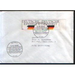 Niemcy 1990, Zjednoczenie Niemiec. FDC Bonn