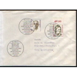 Niemcy 1991, Kobiety: sztuka, malarstwo. FDC  Bonn