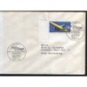 Niemcy 1991, Lotnictwo, samolot Fokker. FDC Bonn