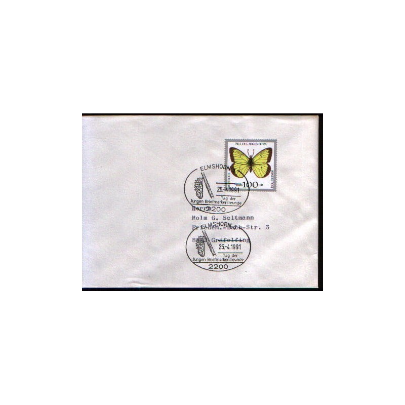 Niemcy 1991, Owady: motyl, motyle. Elmshorn