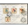 Niemcy 1991, Sport: rower, koszykówka, ciężary, zapasy. FDC Berlin
