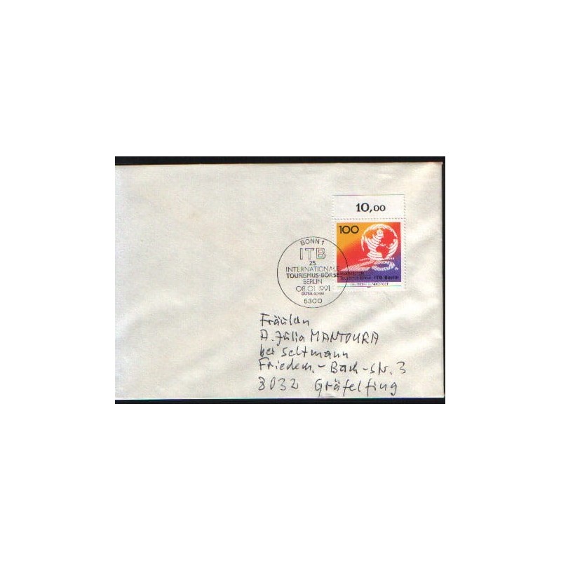 Niemcy 1991, Targi turystyczne. FDC Bonn