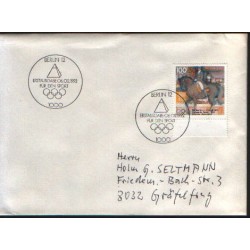 Niemcy 1992, Igrzyska olimpijskie Barcelona: jeździectwo, koń. FDC Berlin