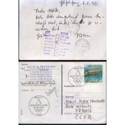 Niemcy 1992, Igrzyska olimpijskie Barcelona: wioślarstwo. FDC Berlin