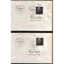 Niemcy 1992, Konrad Adenauer, kanclerz, polityka. FDC Berlin i Bonn