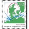 Niemcy 1995, Kanał Północny, Bałtyk, mapa **