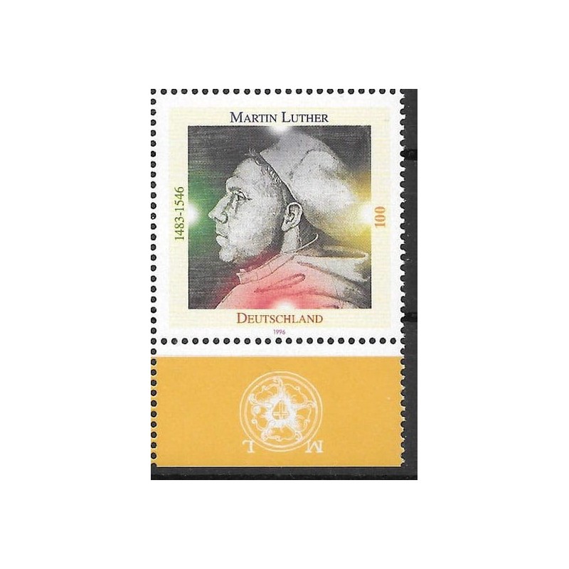 Niemcy 1996, Marcin Luter, reformacja. Margines **
