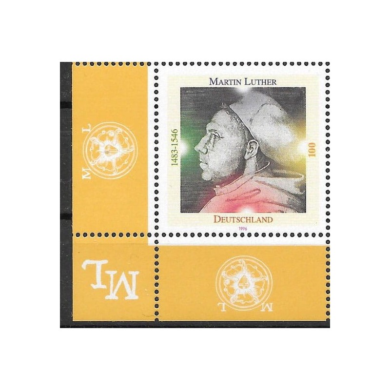 Niemcy 1996, Marcin Luter, reformacja. Margines **
