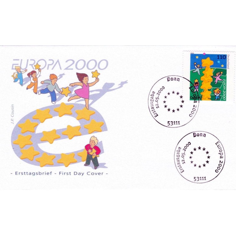 Niemcy 2000, EUROPA CEPT. FDC