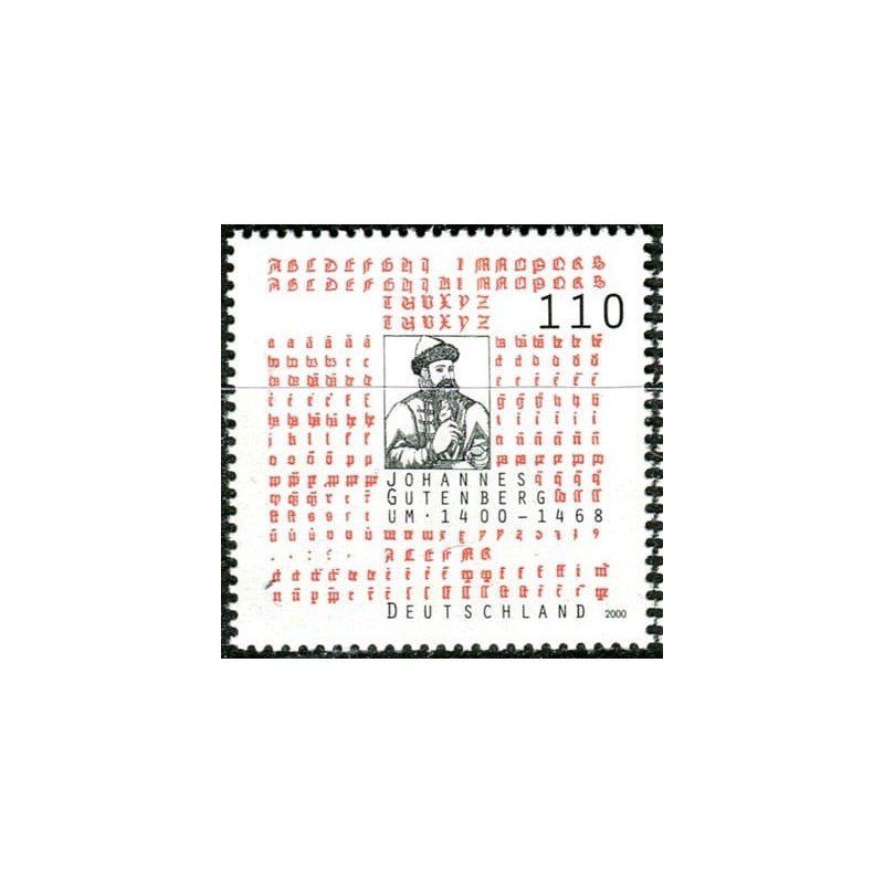 Niemcy 2000, Gutenberg, druk **