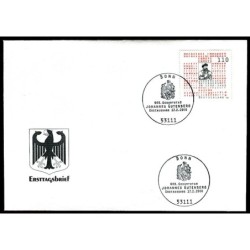 Niemcy 2000, Gutenberg, druk. FDC
