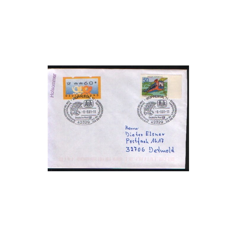 Niemcy 2001, Kolejka miejska, kolej. Wuppertal