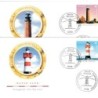 Niemcy 2004, Latarnie morskie. 2 FDC