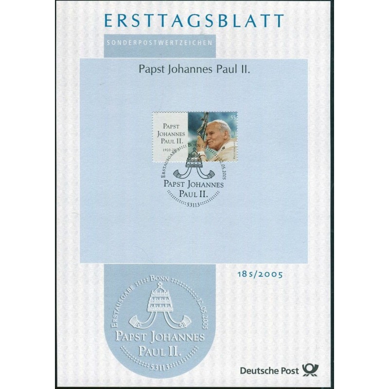 Niemcy 2005, Papież Jan Paweł II. ETB