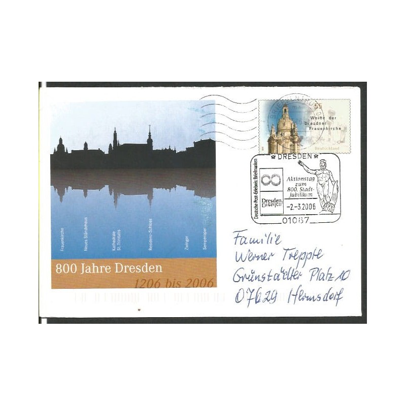 Niemcy 2006, Drezno, 800 lat. Ck i datownik
