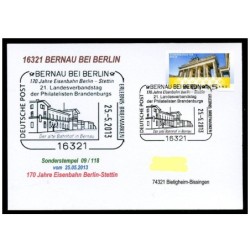 Niemcy 2013, 170 lat kolei Berlin-Szczecin, kolej. Bernau