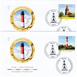 Niemcy 2014, Latarnie morskie. 2 FDC