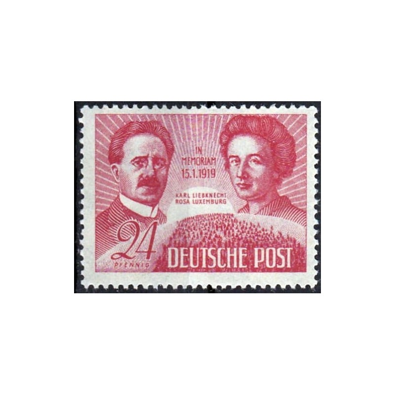 Niemcy NRD 1949, Róża Luksemburg **