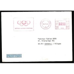 Szwajcaria 1983, Olimpiada, hasło olimpijskie. Frankatura Lozanna