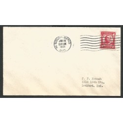 USA 1931, Kazimierz Pułaski. FDC