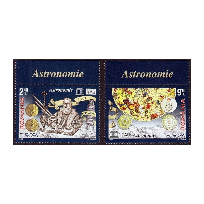 Rumunia 2009, EUROPA CEPT: astronomia. Margines **