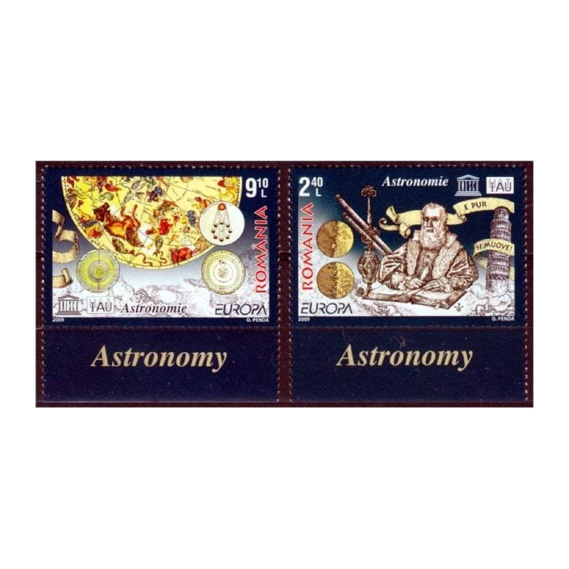 Rumunia 2009, EUROPA CEPT: astronomia. Margines **