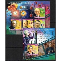 Madagaskar 2016, M. Curie, chemia, Nobel. 2 bloki **