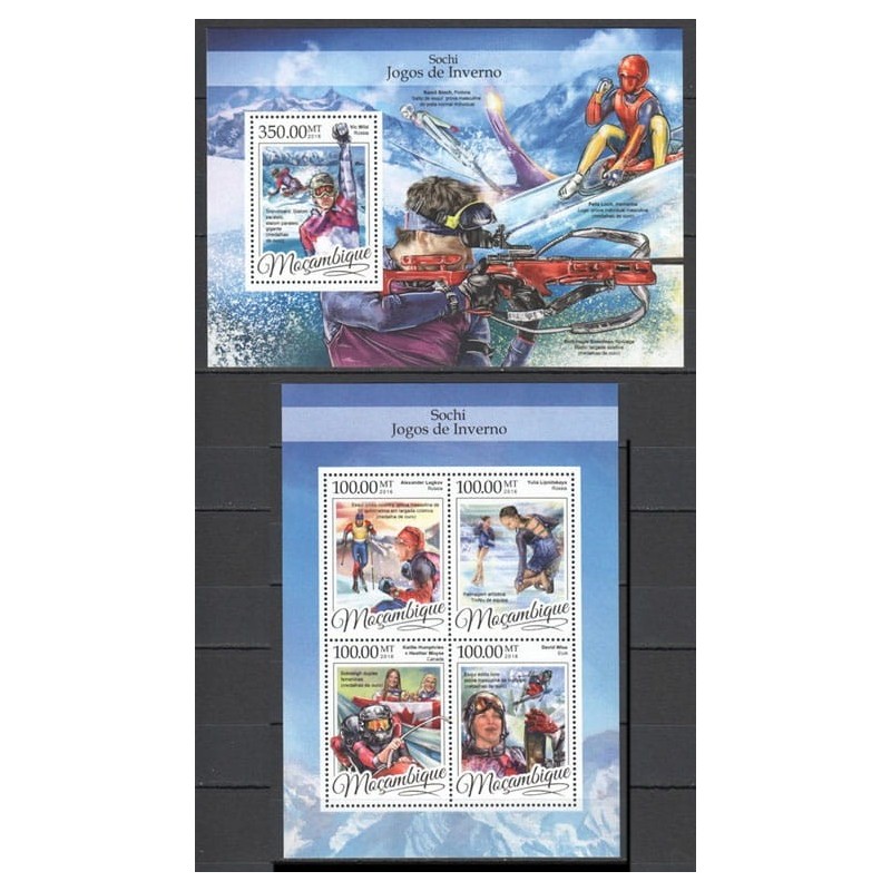 Mozambik 2016, Igrzyska zimowe Soczi, Kamil Stoch, skoki. 2 bloki **