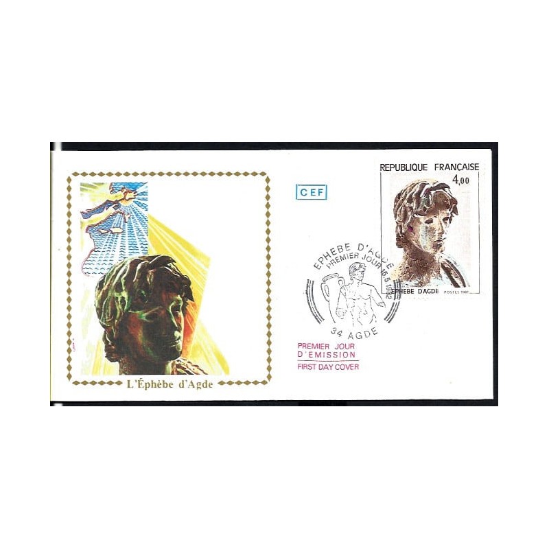 Francja 1982, Efeb. Cz. SŁANIA. FDC