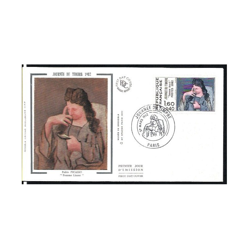 Francja 1982, Malarstwo: Picasso. Cz. SŁANIA. FDC