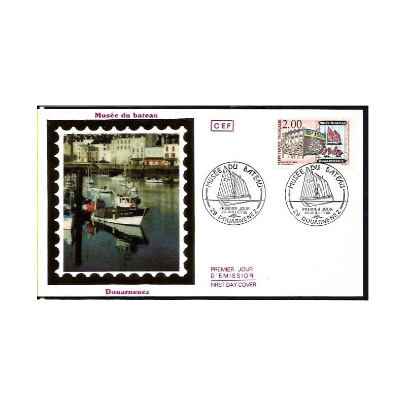 Francja 1988, Statek, proj. J. RAJEWICZ. FDC