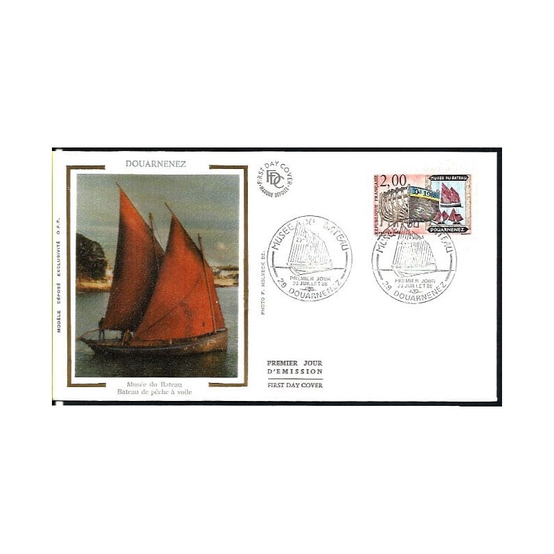Francja 1988, Statek, proj. J. RAJEWICZ. FDC